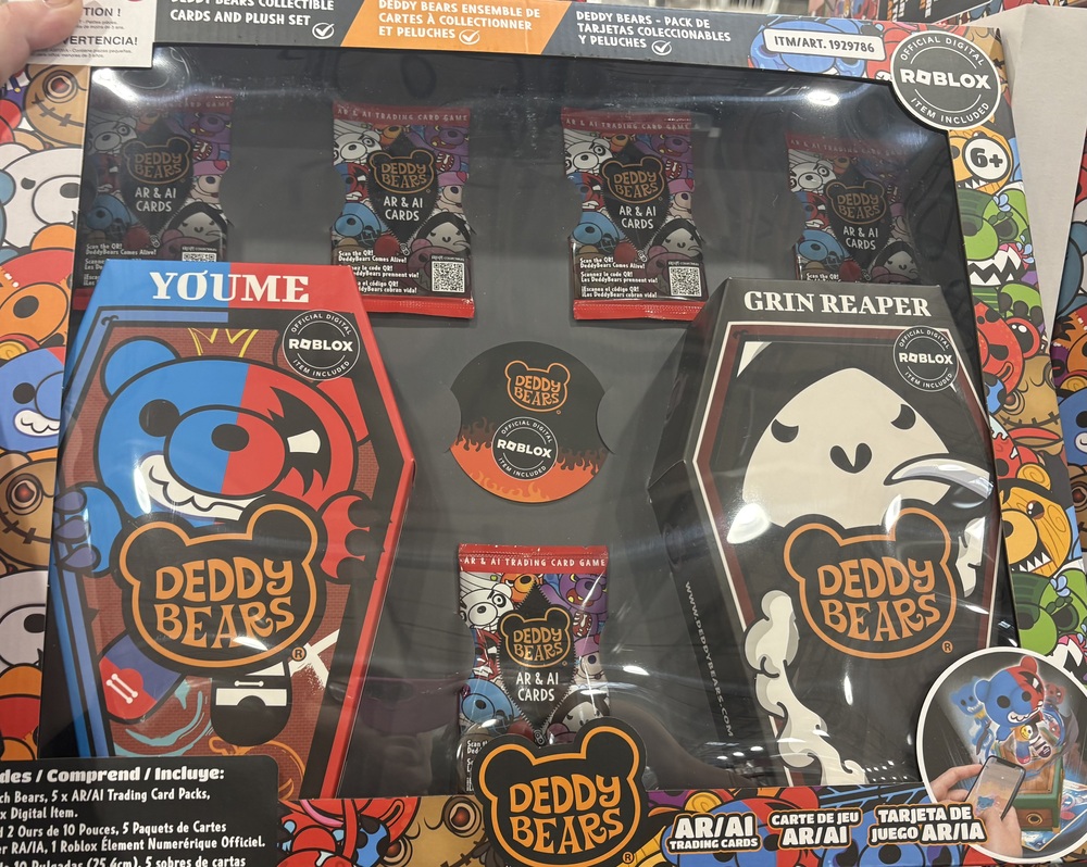 Deddy Bears Youme Grin Reaper Plush Toy Set 10in Multi Roblox Trading Cards